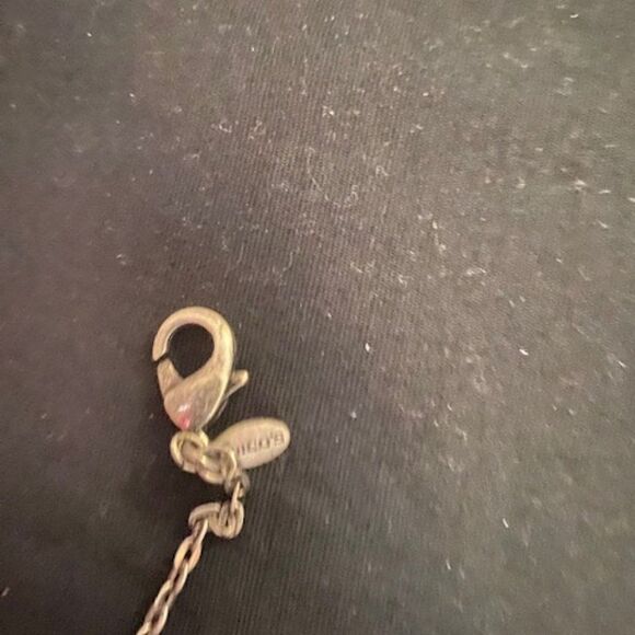 Chico's Blue/Gray Stones silver tone hardware necklace - Picture 3 of 3